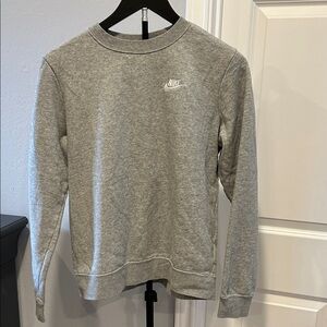 Nike Women's Heather Gray Crewneck Sweatshirt